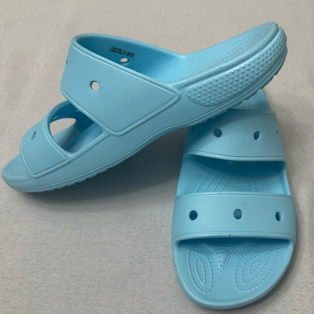 CROCS Men‘s Sky Blue Slide Sandals
